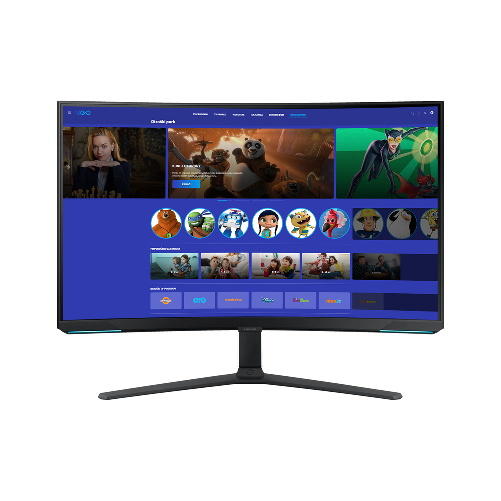 Samsung Ukrivljen gaming monitor Odyssey Neo S32BG850NP