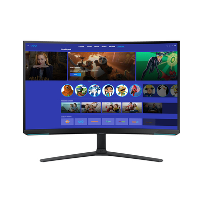 Samsung Ukrivljen gaming monitor Odyssey Neo S32BG850NP črna
