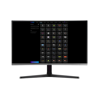 Samsung Ukrivljen monitor C27R500FHR črna