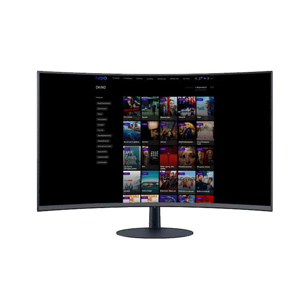 Samsung Ukrivljen monitor C27T550FDRXEN