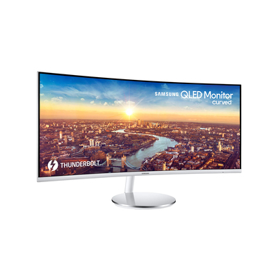 Samsung Ukrivljen monitor C34J791 bela