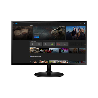 Samsung Ukrivljen monitor S24C360EAU črna