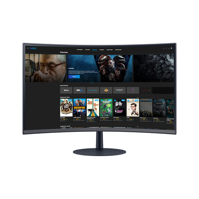 Samsung Ukrivljen monitor S32C390EAU črna