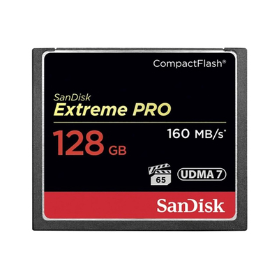 SanDisk Spominska kartica Compact Flash Extreme PRO (SDCFXPS-128G-X46) 128 GB črna