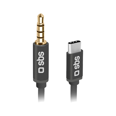 SBS Audio adapter Type-C (m) to Jack 3.5mm (m) (TECABLE35TYCK) črna