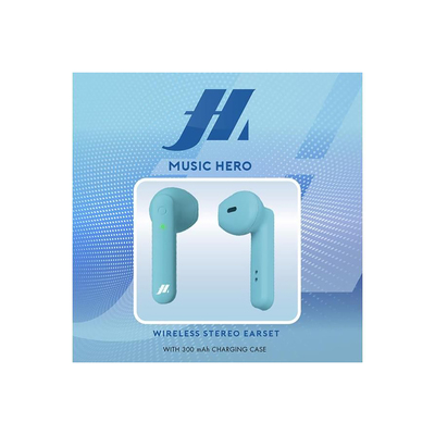 SBS Bluetooth slušalke Twin Music Hero (MHTWSBEATBTA) modra