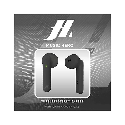 SBS Bluetooth slušalke Twin Music Hero (MHTWSBEATBTK) črna
