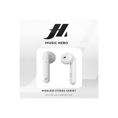SBS Bluetooth slušalke Twin Music Hero (MHTWSBEATBTW) bela