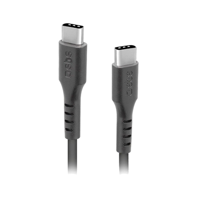 SBS Podatkovni kabel USB-C to USB-C  2M (TECABLETC3A2K) črna