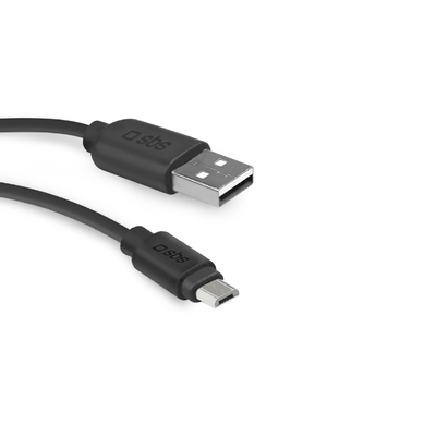 SBS Podatkovni Micro USB kabel (TECABLEMICRO2K) črna