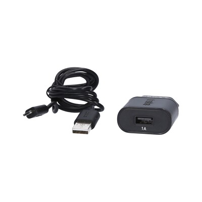 SBS Potovalni polnilec in Micro USB kabel (TETRKITMIC1ASTD) 1000 mAh črna