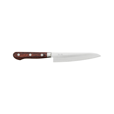Suncraft Kuhinjski nož Petty AUS-10 135 in lesena zaščita Saya srebrna
