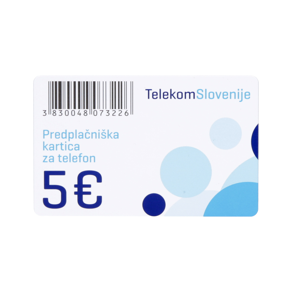 Telekom Slovenije IP telekartica 5 EUR