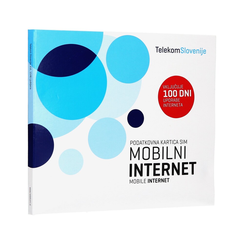Telekom Slovenije Predplačniški mobilni internet SIM 100 DNI