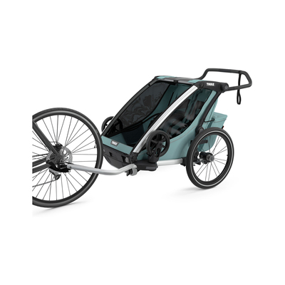 Thule Večnamenski otroški voziček Chariot Cross2 dvosed svetlo modra-siva