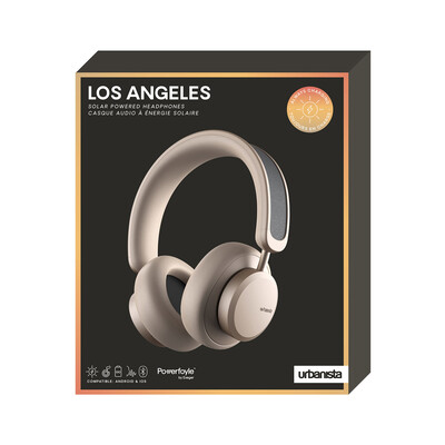 Urbanista Bluetooth solarne naglavne slušalke Los Angeles zlata