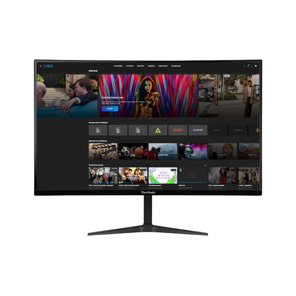 ViewSonic Ukrivljen gaming monitor VX2718-PC-MHD