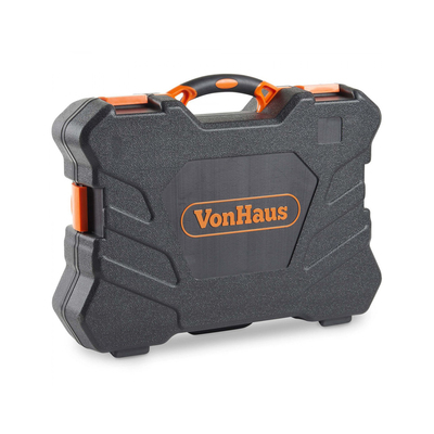 VonHaus 256-delni set ročnega orodja sivo-oranžna