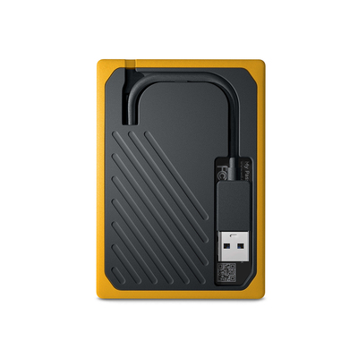 Western Digital Zunanji SSD disk My Passport Go 500 GB črno-rumena